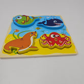 Wooden 4 In 1 Puzzle Sea Animals - EKT2967